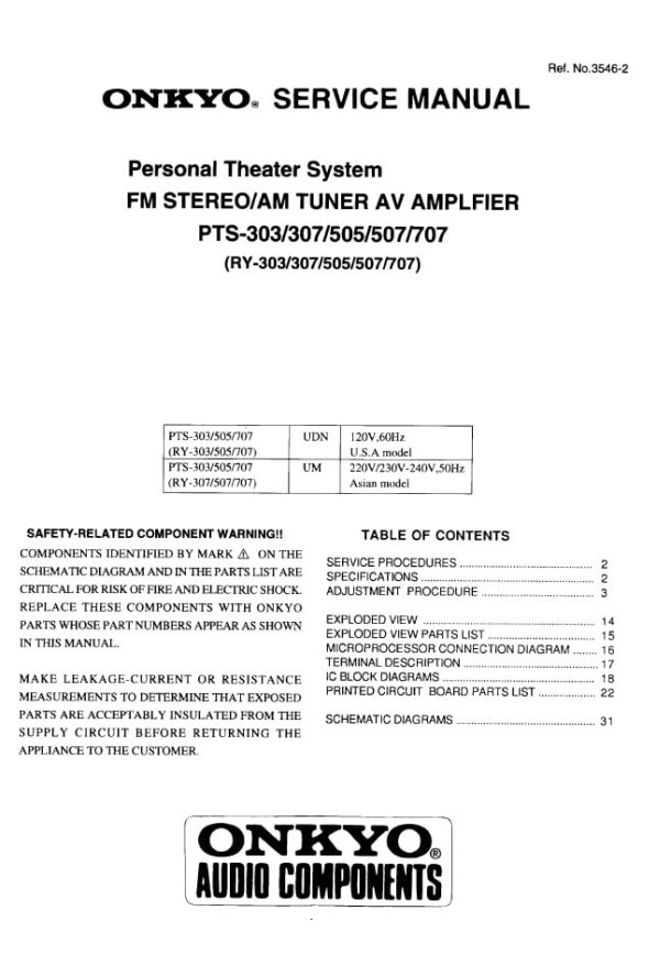 PTS-303, PTS-307, PTS-505, PTS-507, PTS-707